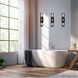 Urban Oasis 3 Light 25 inch Matte Black Vanity Light Wall Light